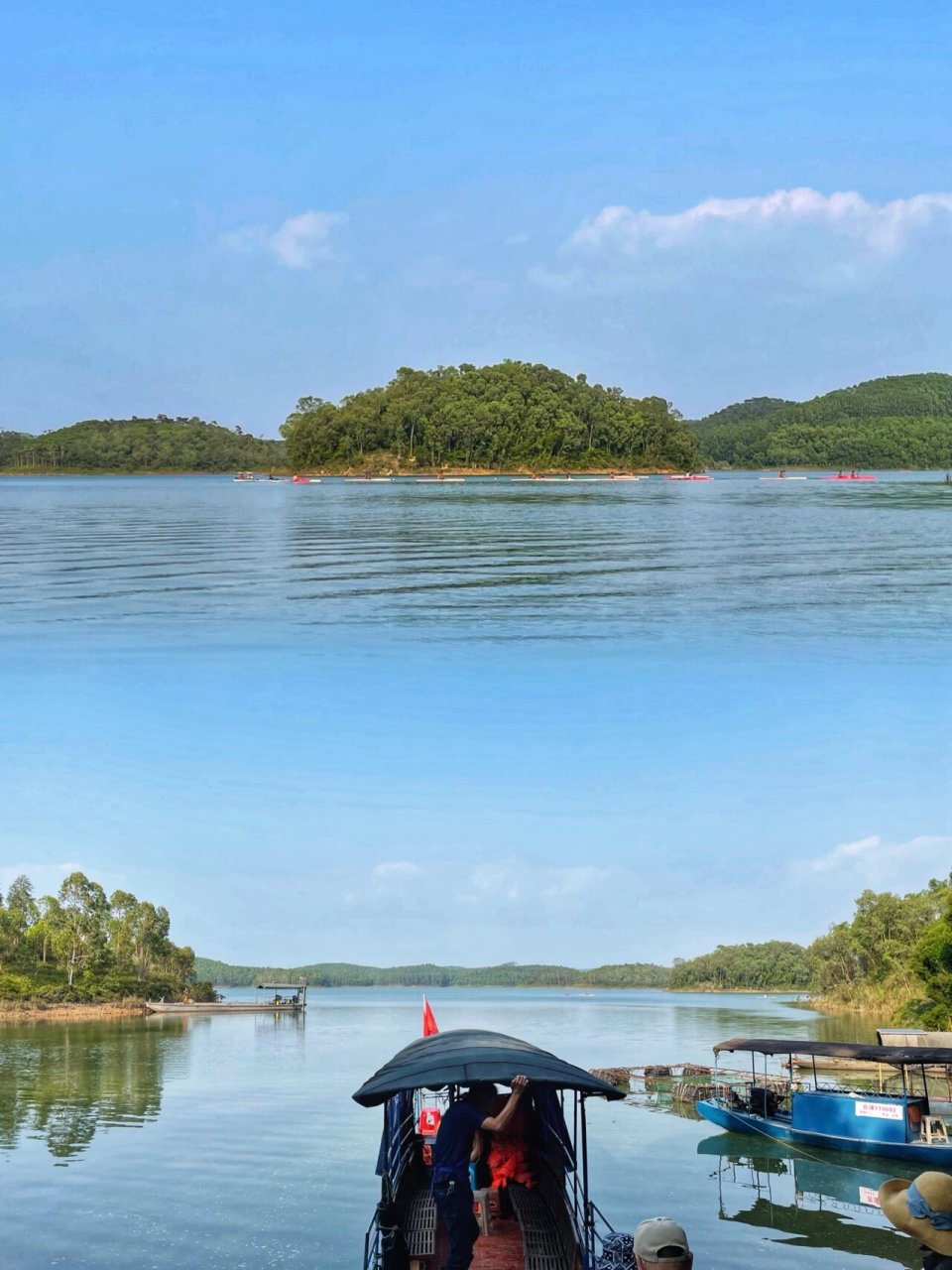 北海生活|周末出游#游北海市合浦县星岛湖 星岛湖原为洪潮江水库 湖内