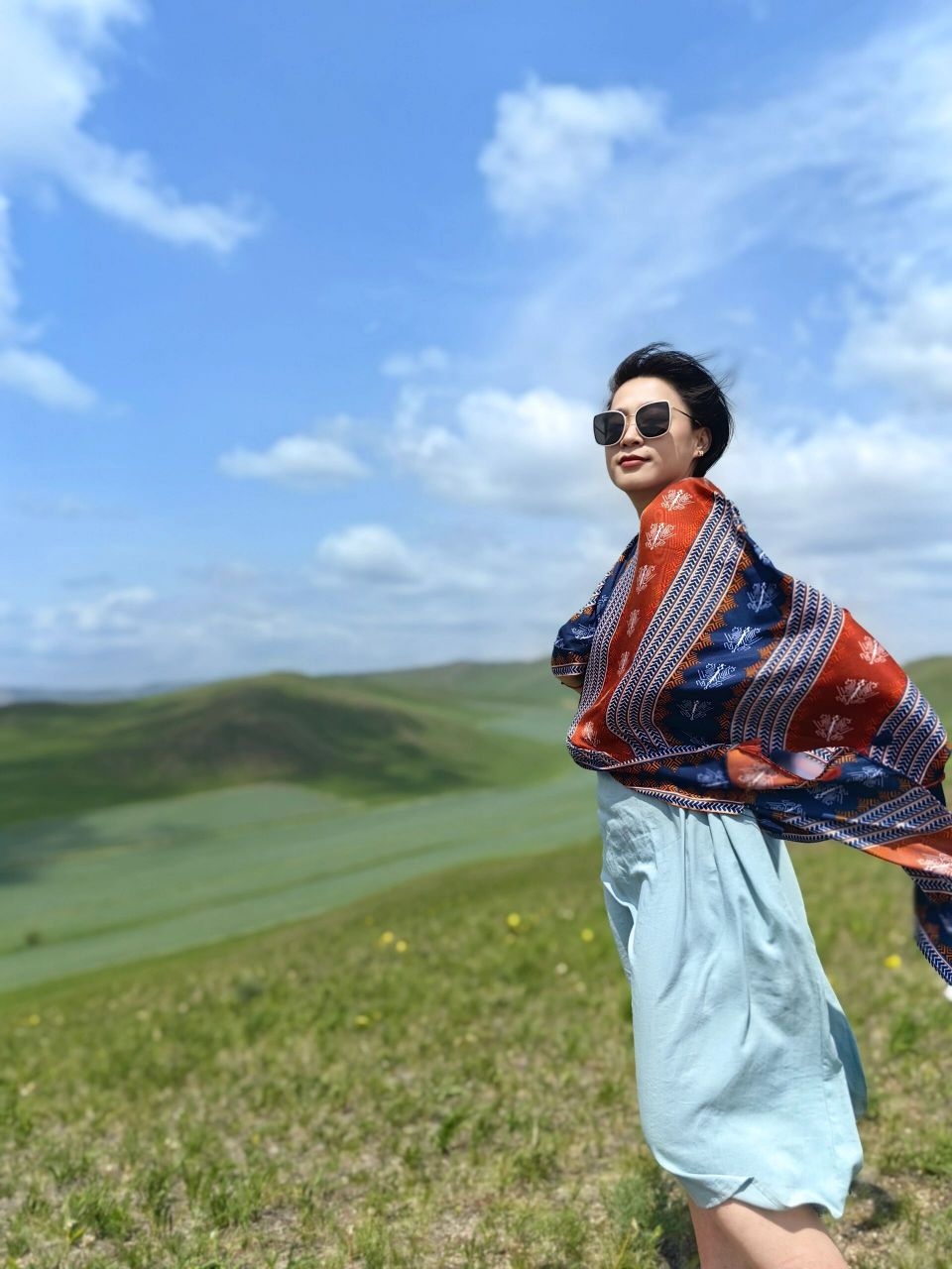 呼伦贝尔大草原|草原穿搭,大自然是天然滤镜 6月底的呼伦贝尔大草原