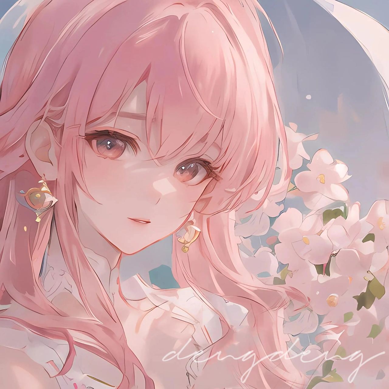 二次元粉色系闺蜜头像