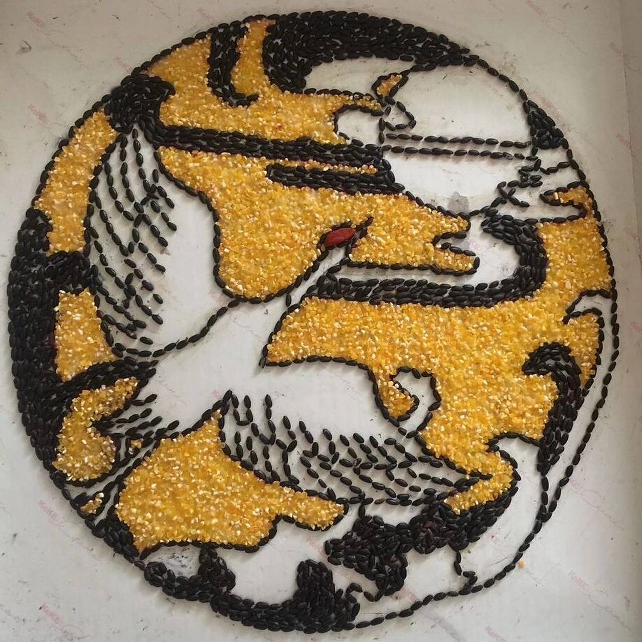 五谷杂粮画(五)    五谷画分享第五波