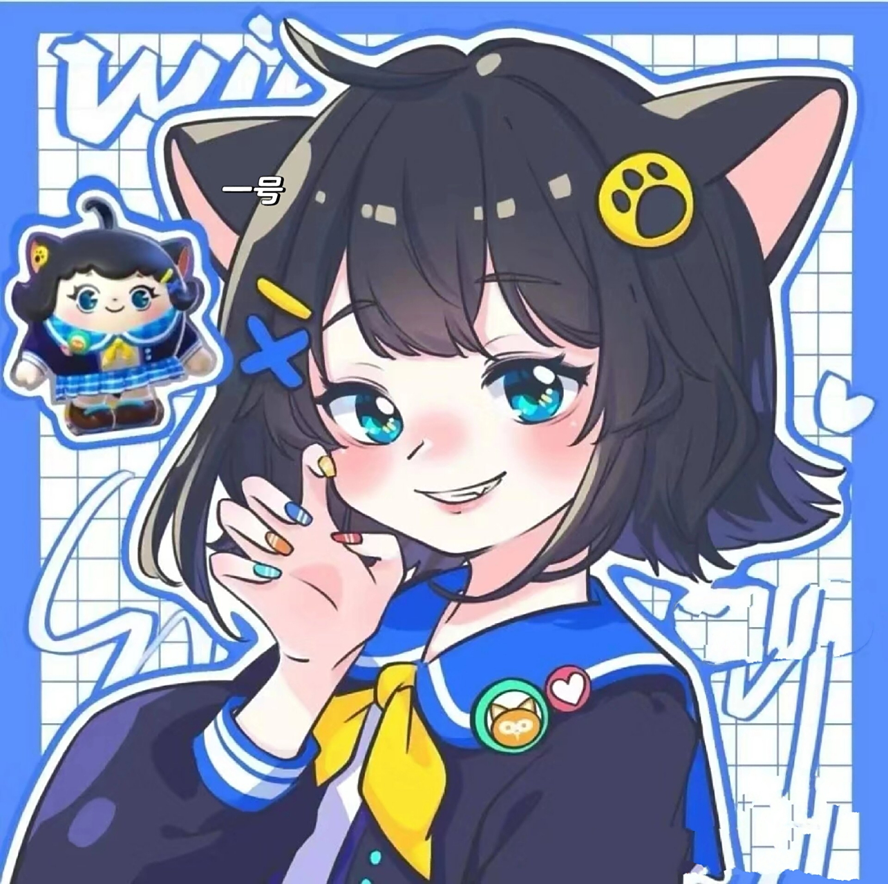 来看看拟人的蛋仔头像吧