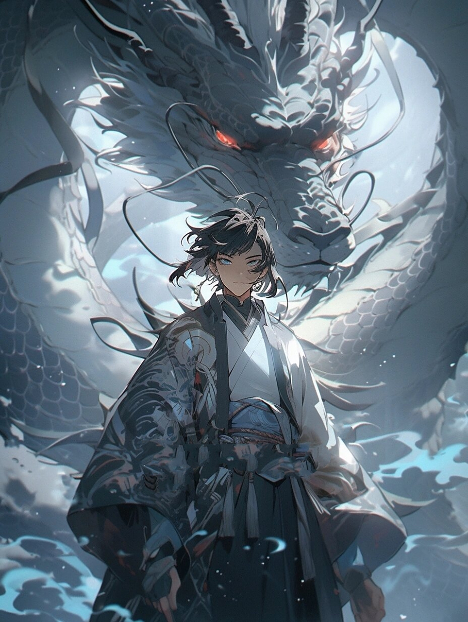 龙吟地魄来|帅气武侠古风青龙之怒男生头像 青龙之怒,蓝焰燃天