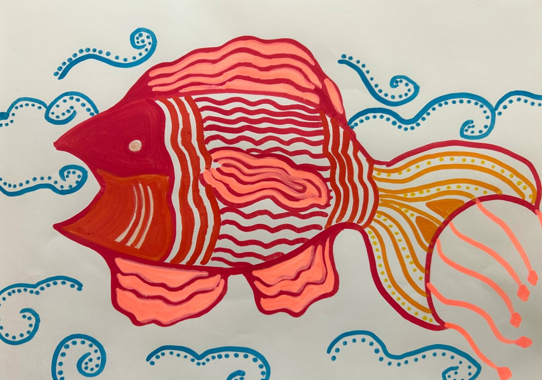 四年级美术《鱼的纹样》