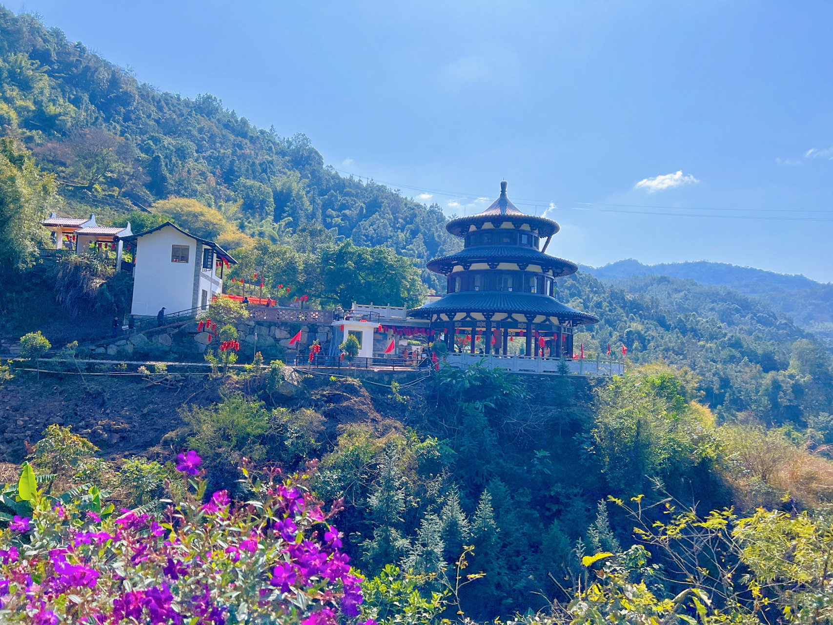 云浮天露山|佛手拈花03玻璃桥游玩全攻略99 从中山出发抵达天露山