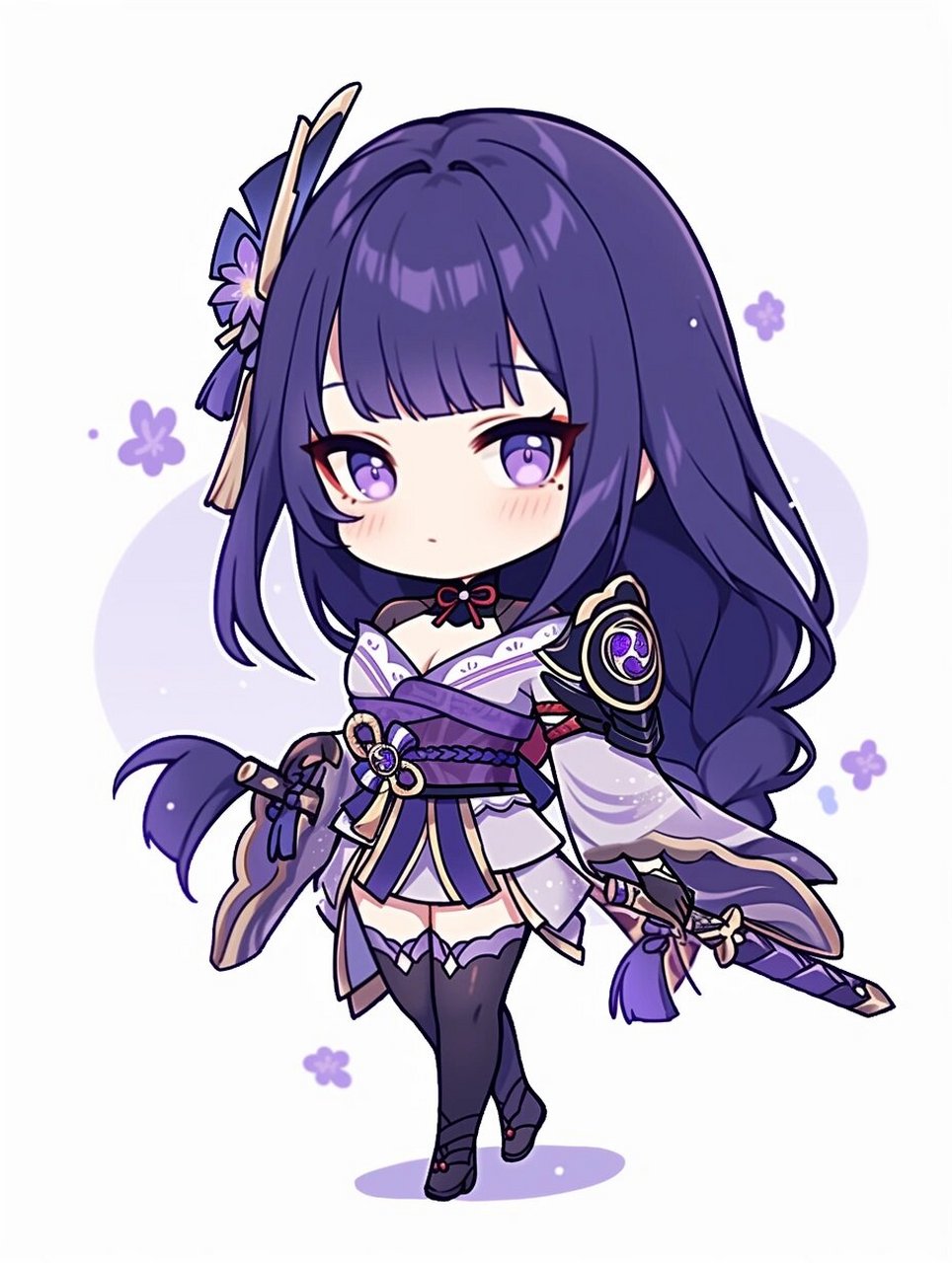 原神动漫人物 ‖  可可爱爱的雷电将军