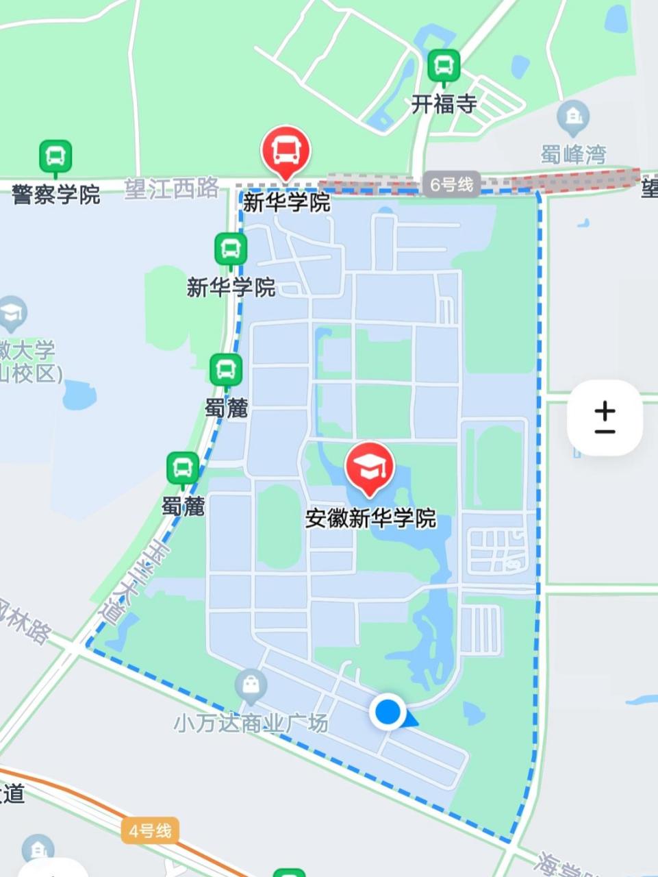 安徽新华学院地图图片