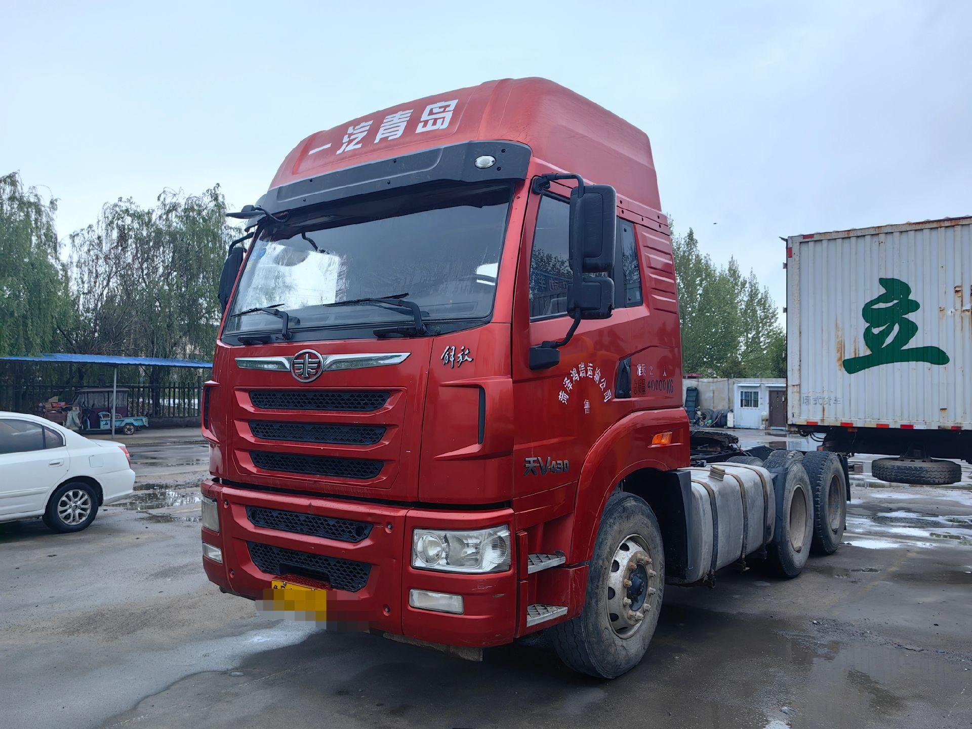 2019年3月,解放天v,潍柴430发动机,跑了29万公里,保险到期