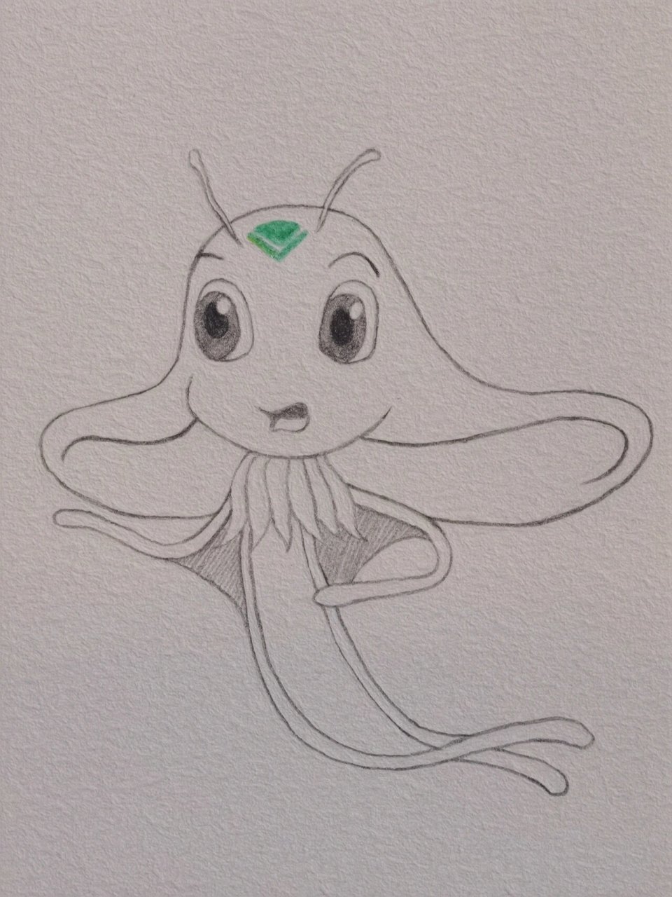 【简笔画 过程78】今天画个小美美吧95 "咕咕咕,水泡轻轻地飘