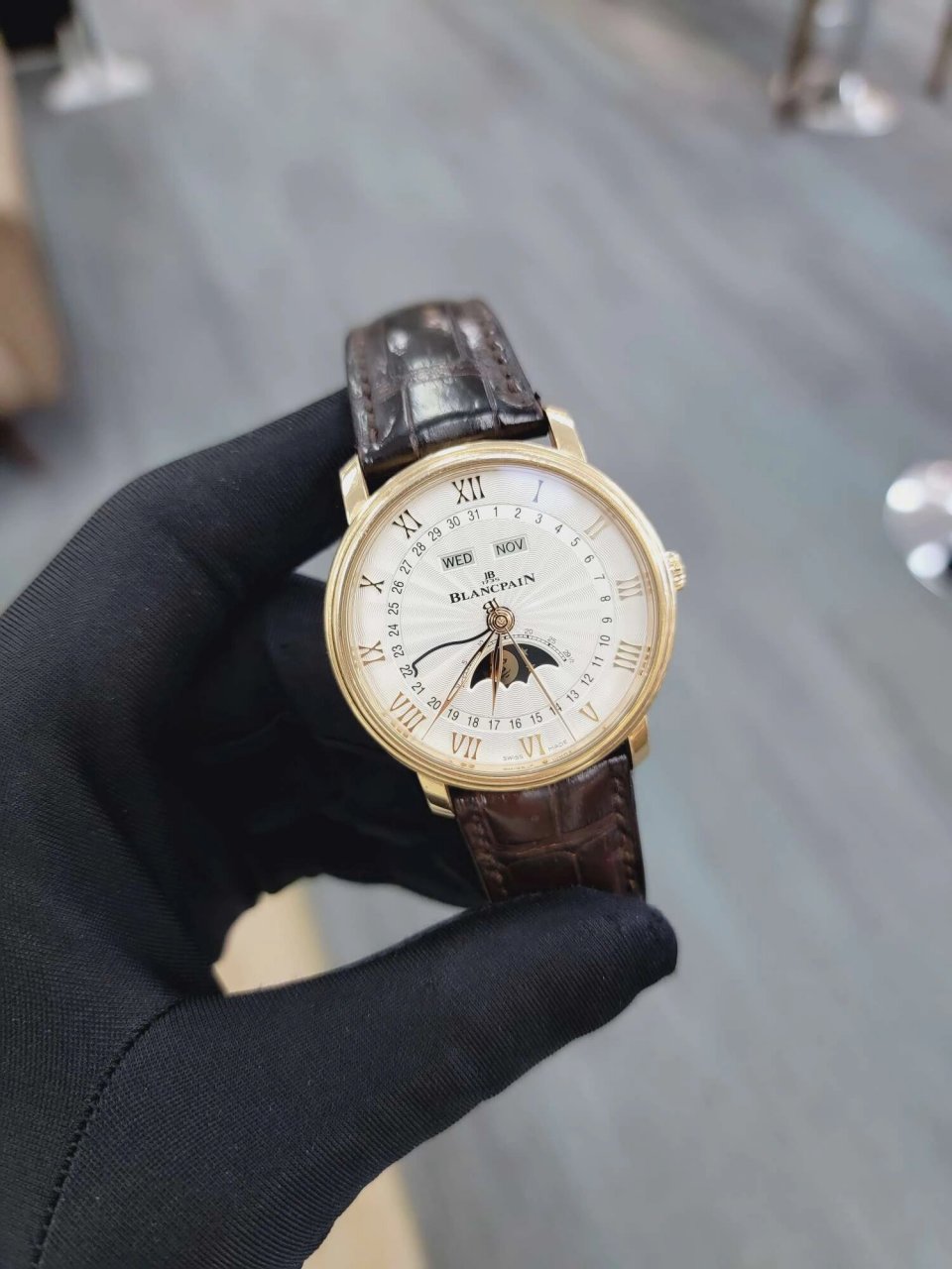 天地良心珀宝珀6664玫瑰金 22年大全套 现货 宝珀/blancpain villeret