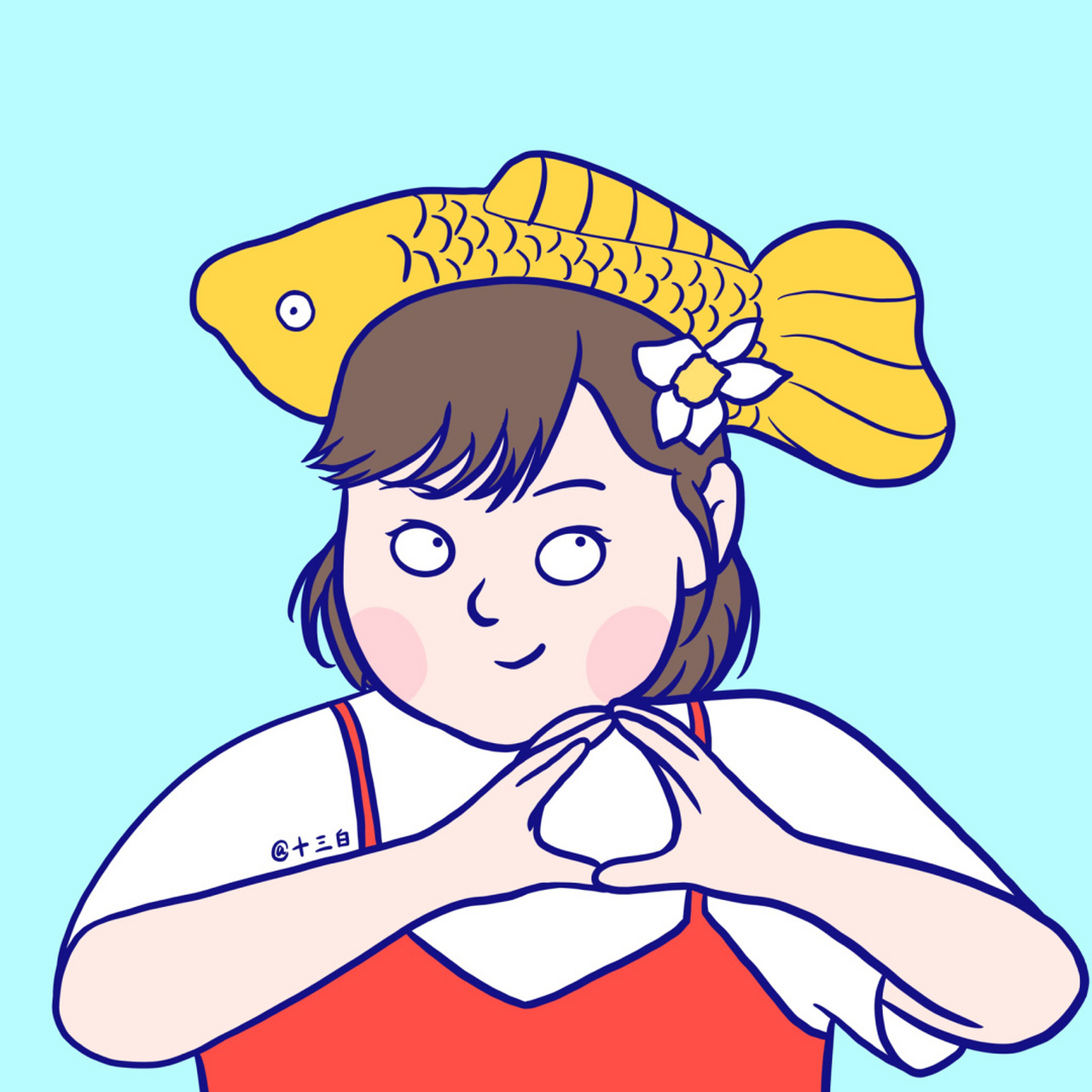 青春环游记春游家族贾玲范丞丞杨迪周深郎朗 十三白插画 头像 男生