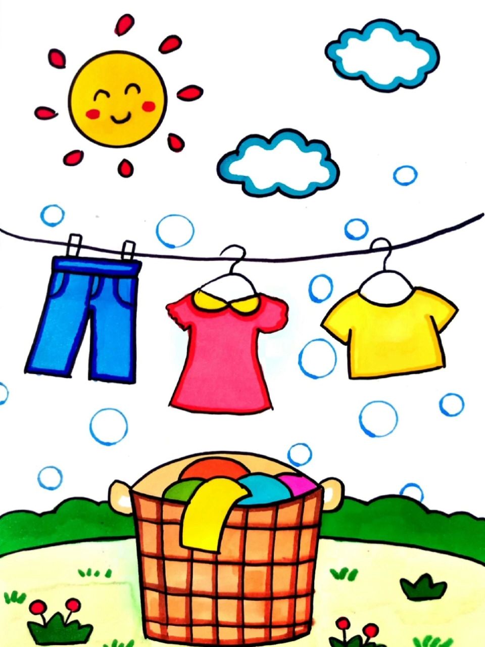 五一劳动节主题简笔画,劳动最光荣让我们一 五一劳动节主题简笔画