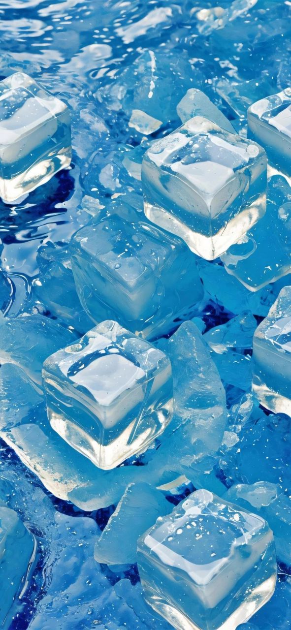 一组冰冰凉的冰块图片壁纸分享7615