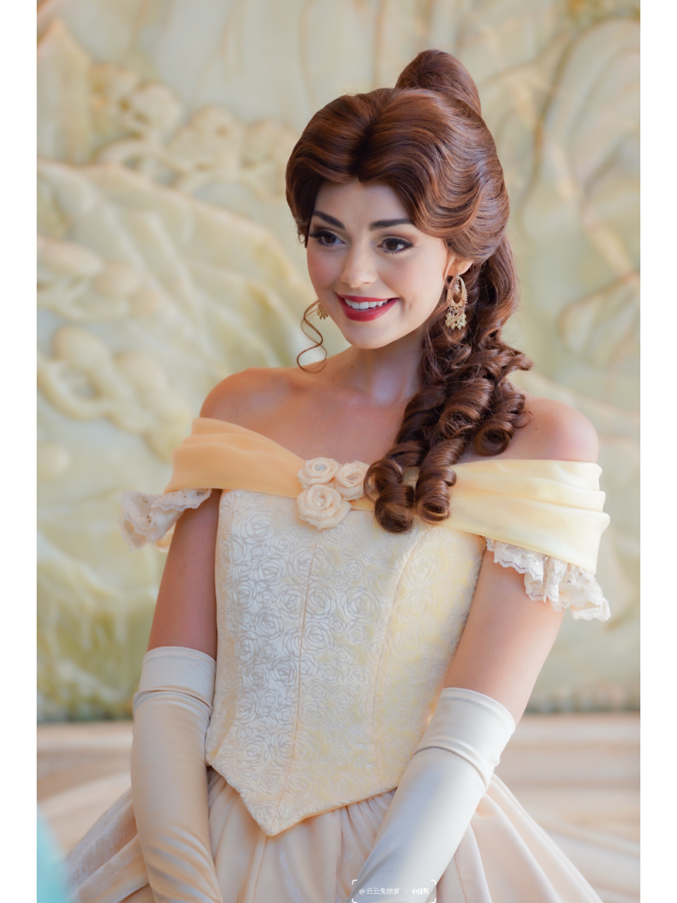 迪士尼迎宾阁美女与野兽 贝儿公主94 在发光78