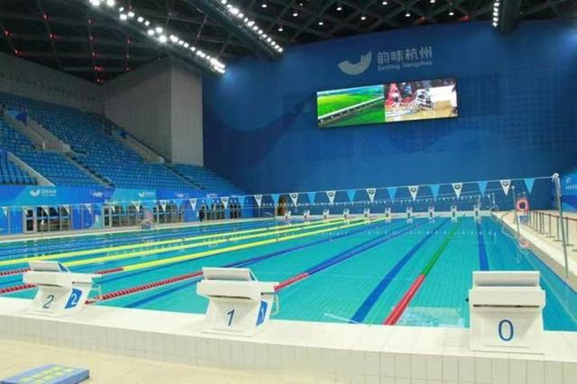 【杭州亚运游泳馆水循环有多先进】微观亚运杭州奥体中心游泳馆是