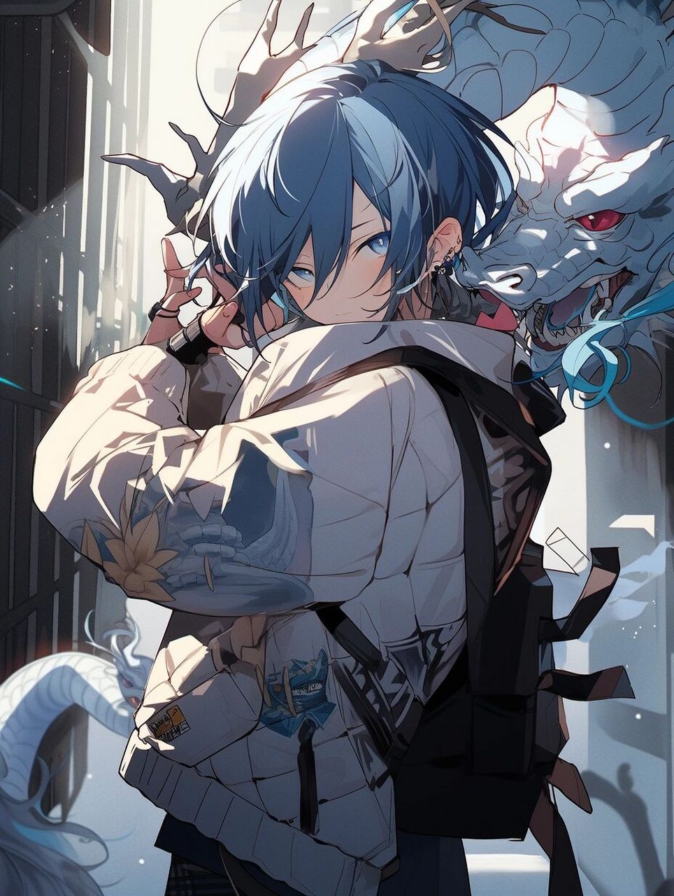 【十二生肖】似水龙帅哥壁纸头像 经过了97龙的帅