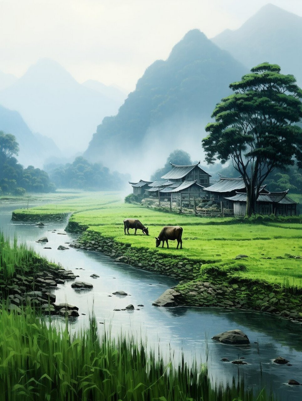 山野青色,精美壁纸