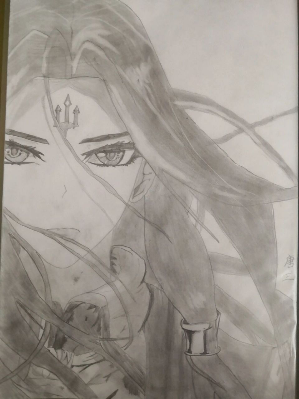 自己画的唐三小舞   @96britney.&辞梦95