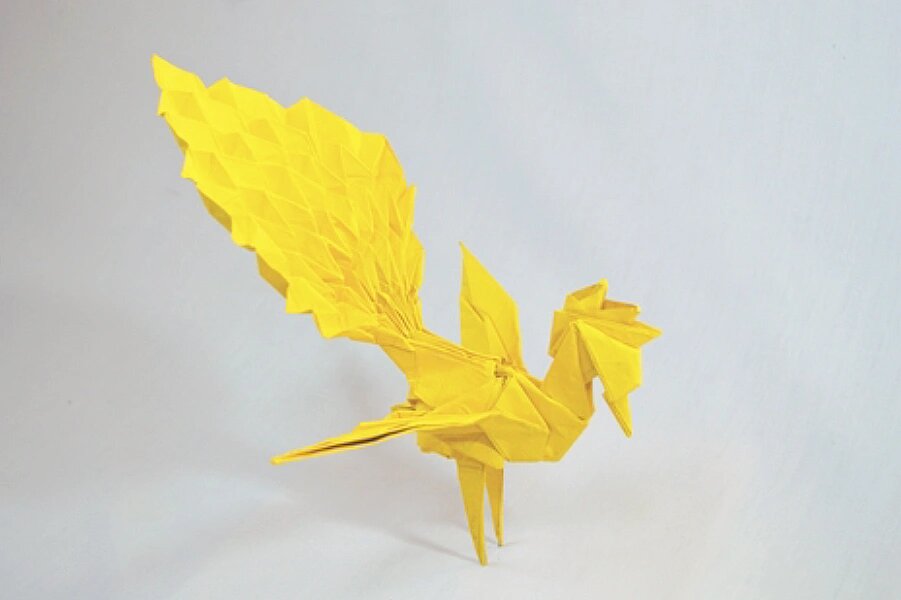 鸟类折纸系列02 |凤凰