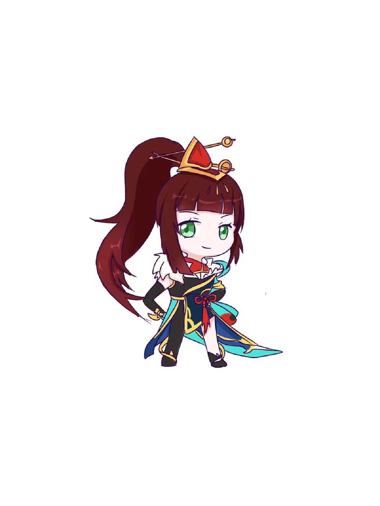 手绘王者花木兰麒麟志 #ipad手绘画不停# #王者荣耀# #procreate绘画