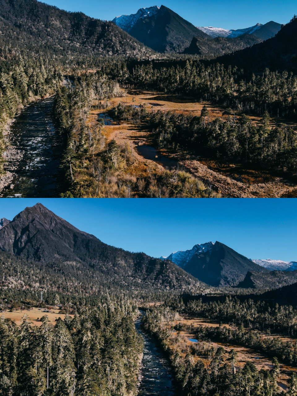 林芝南伊沟,藏地小江南不容错过的绝美秋色 🍂如果说,北疆的秋色是