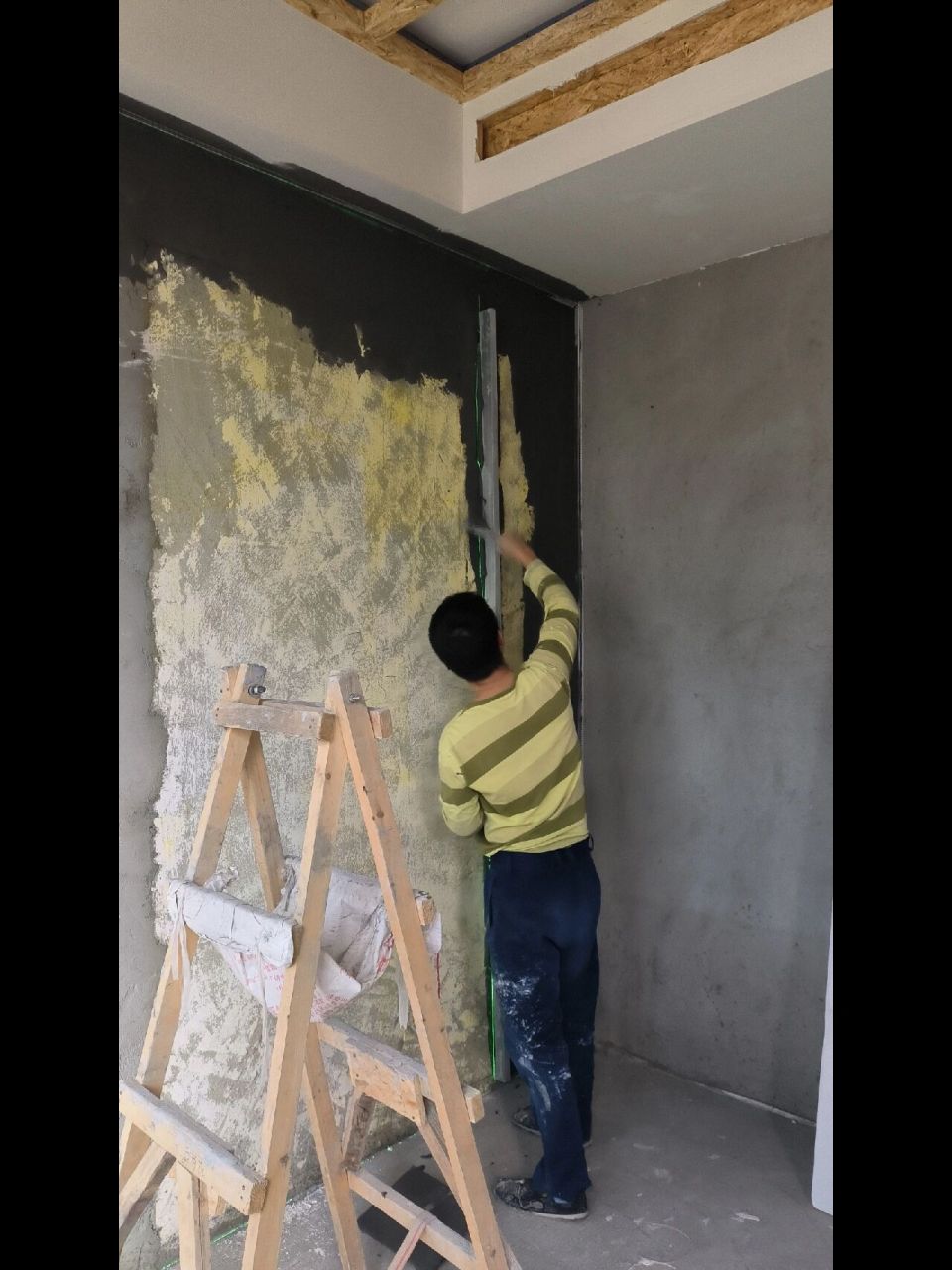 冲筋打点工艺丨 被师傅找平治愈的一天.