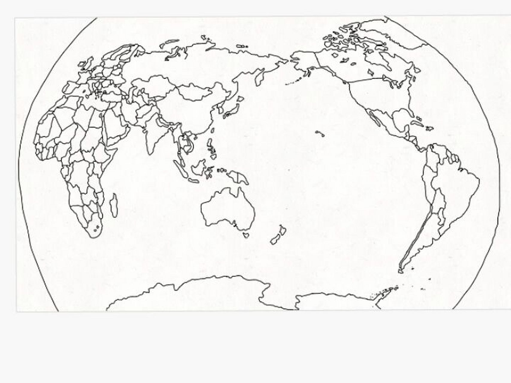 世界地图(中国版)