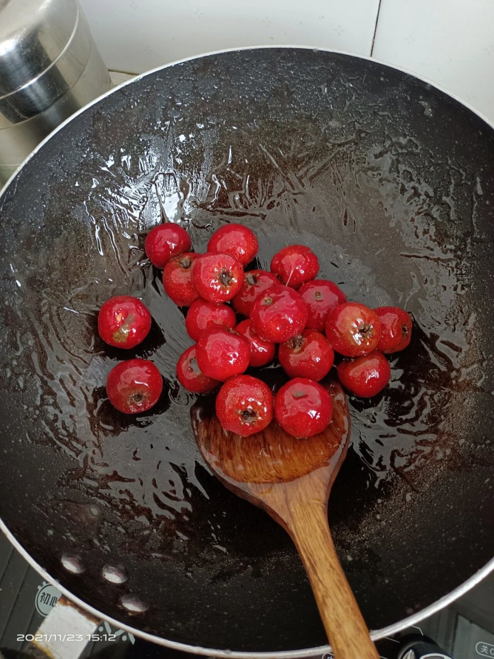 自制糖水山楂图片