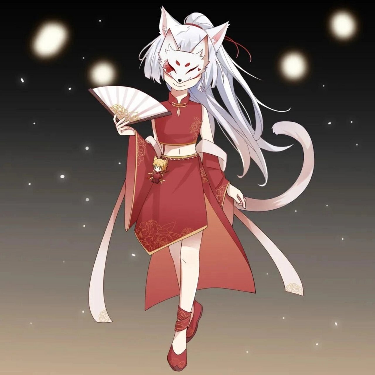 猫白灵人物介绍 性别:女 年龄:15岁 体质:冰灵体质 身高:160cm 体重