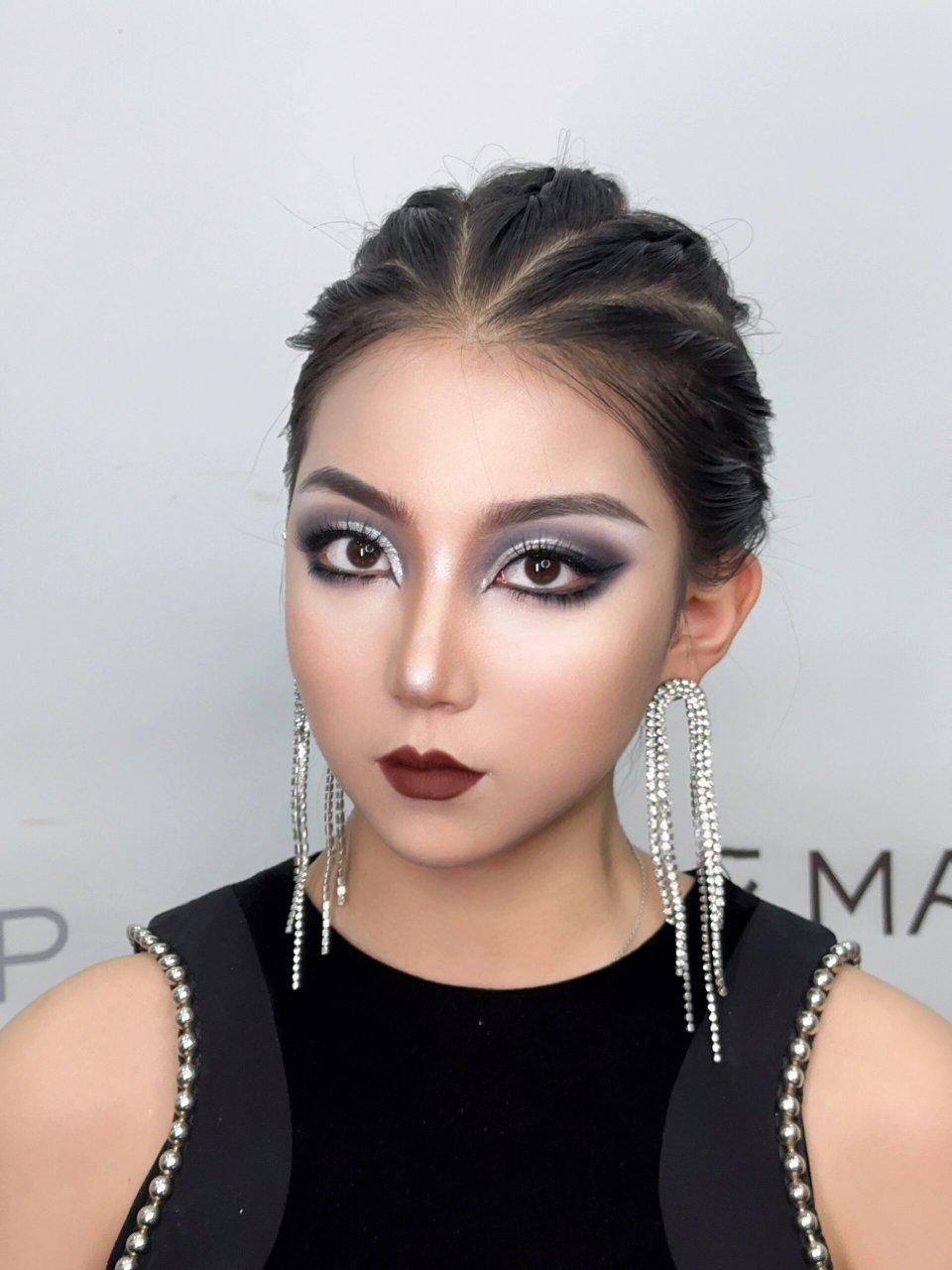 今日份拉丁女孩9599 拉丁妆造课程分享|截断式烟熏眼妆 这种妆