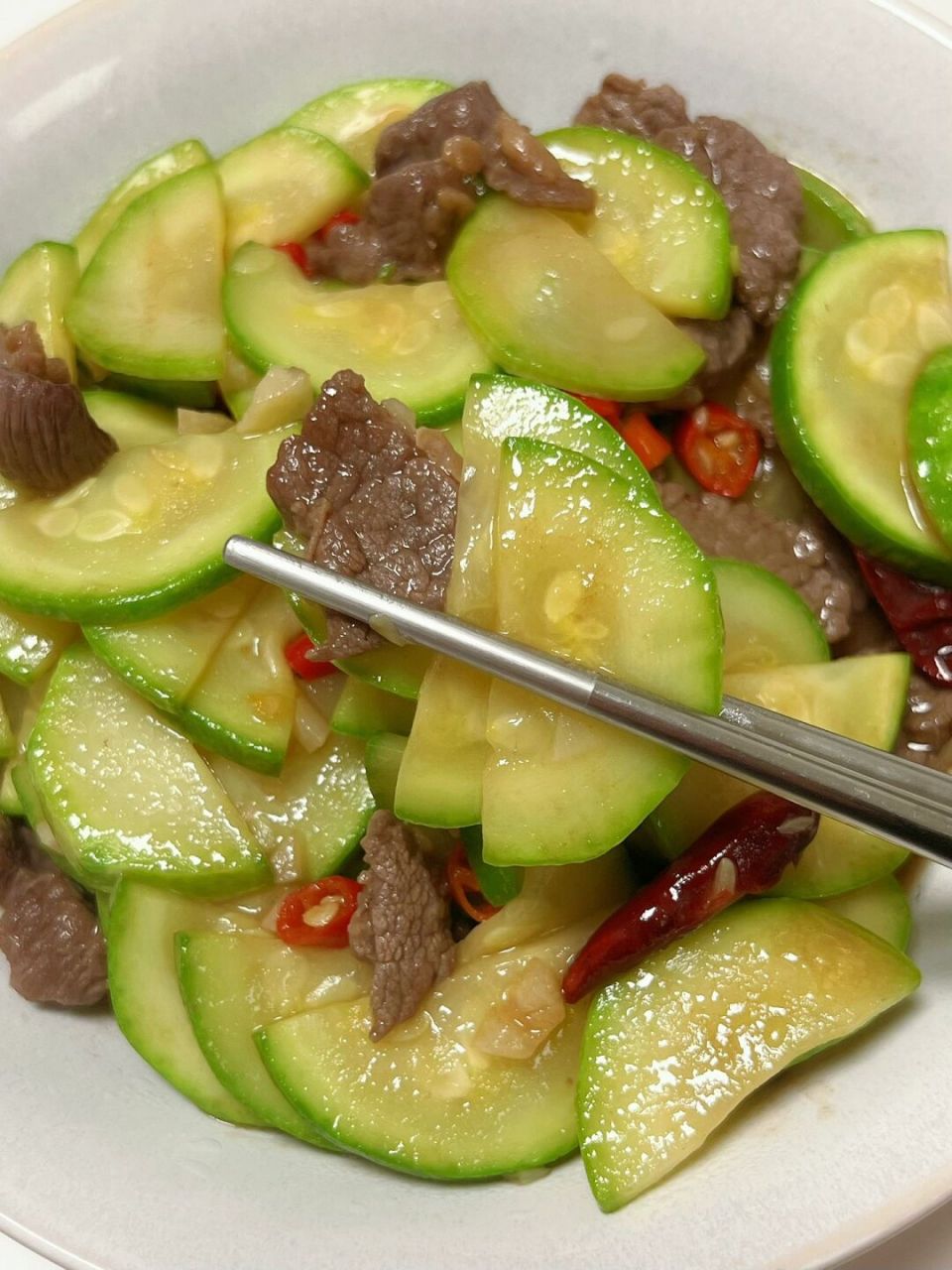 减脂期超爱的一道菜——西葫芦炒牛肉7015 永远吃不腻09#小红书