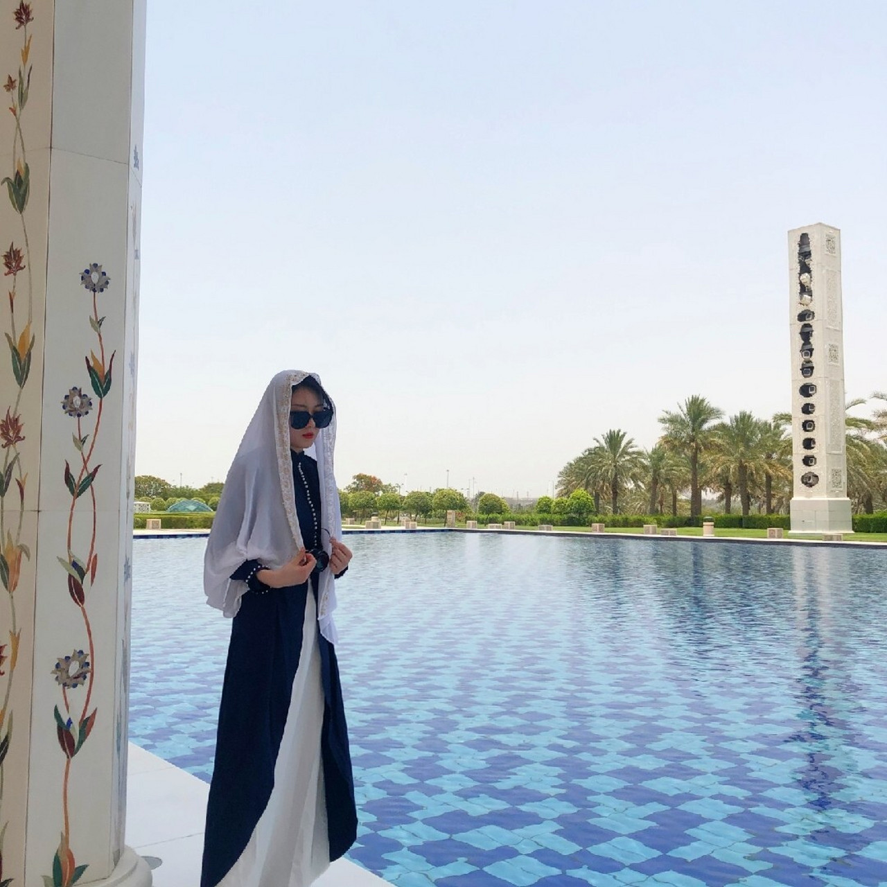 迪拜旅游穿搭 9615斥资55亿美金#迪拜旅行# 打造的谢赫扎耶德清真