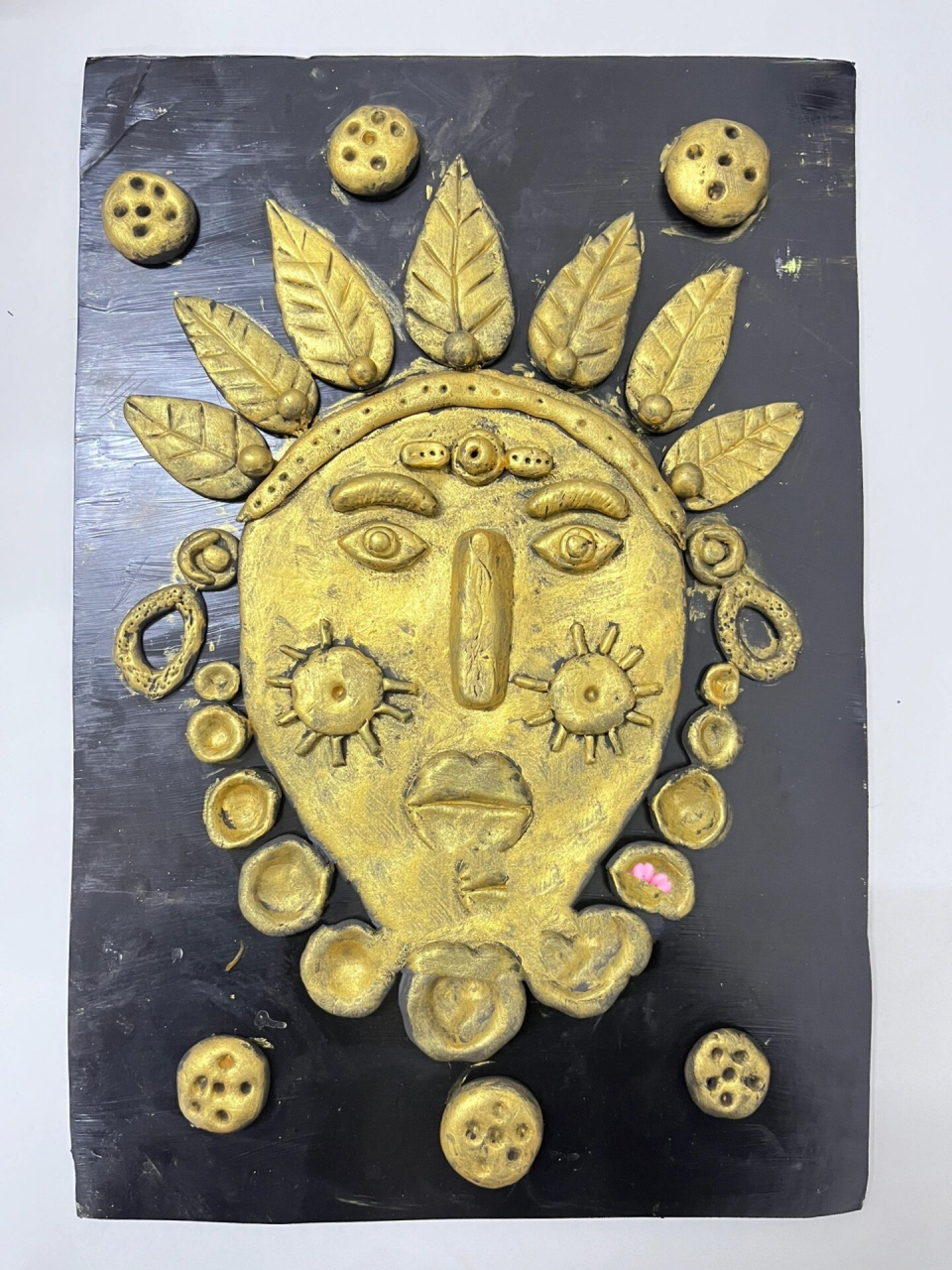 浮雕仿铜画～分享一组学生作品～787878