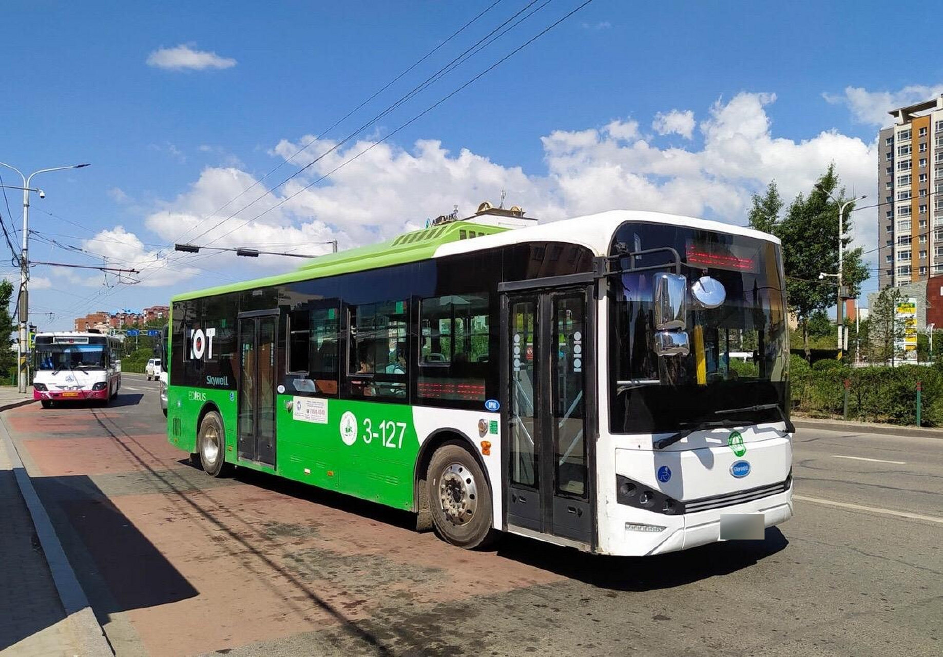 开沃汽车(skywell)为蒙古国首都乌兰巴托市和乌克兰首都基辅市公共