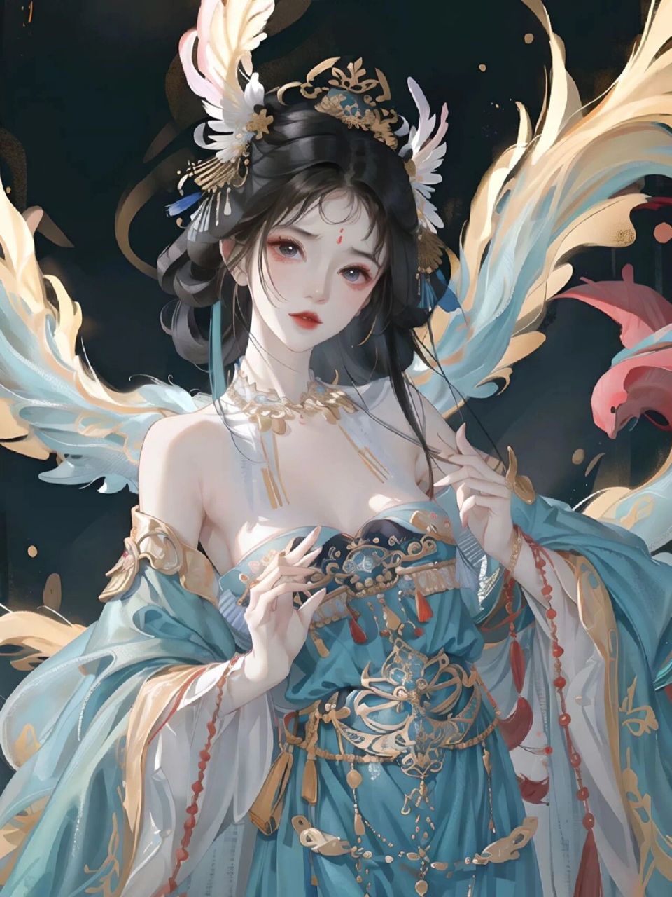 【神话系列】敦煌神女,美的化身  敦煌神女,神圣高洁, 大梦敦煌,千年