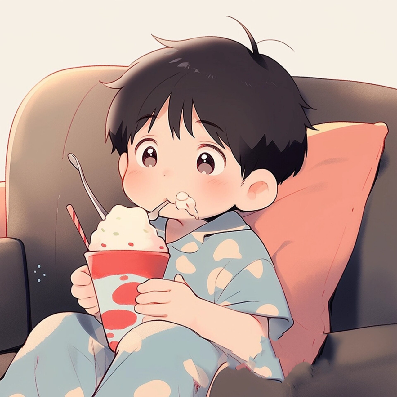 情头|一起吃冰淇淋90 #优质情头# #情头# #情头分享# #情侣头像