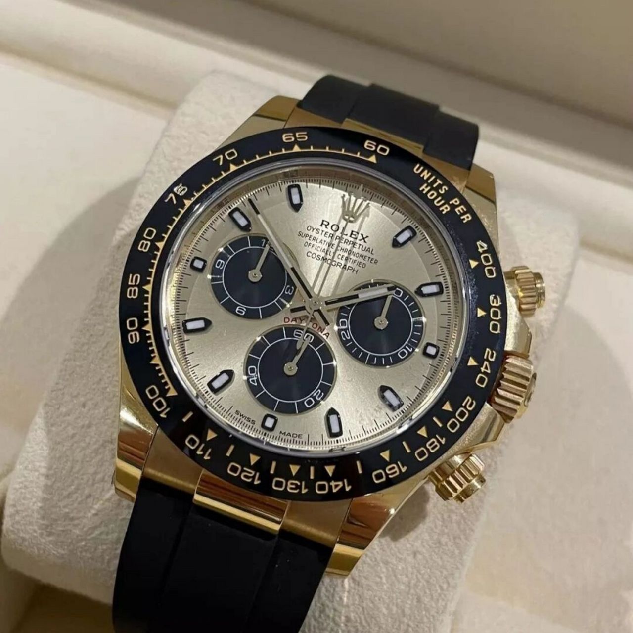 最火余文樂同款rolex116518,2月全新 00勞力士迪通拿116518ln