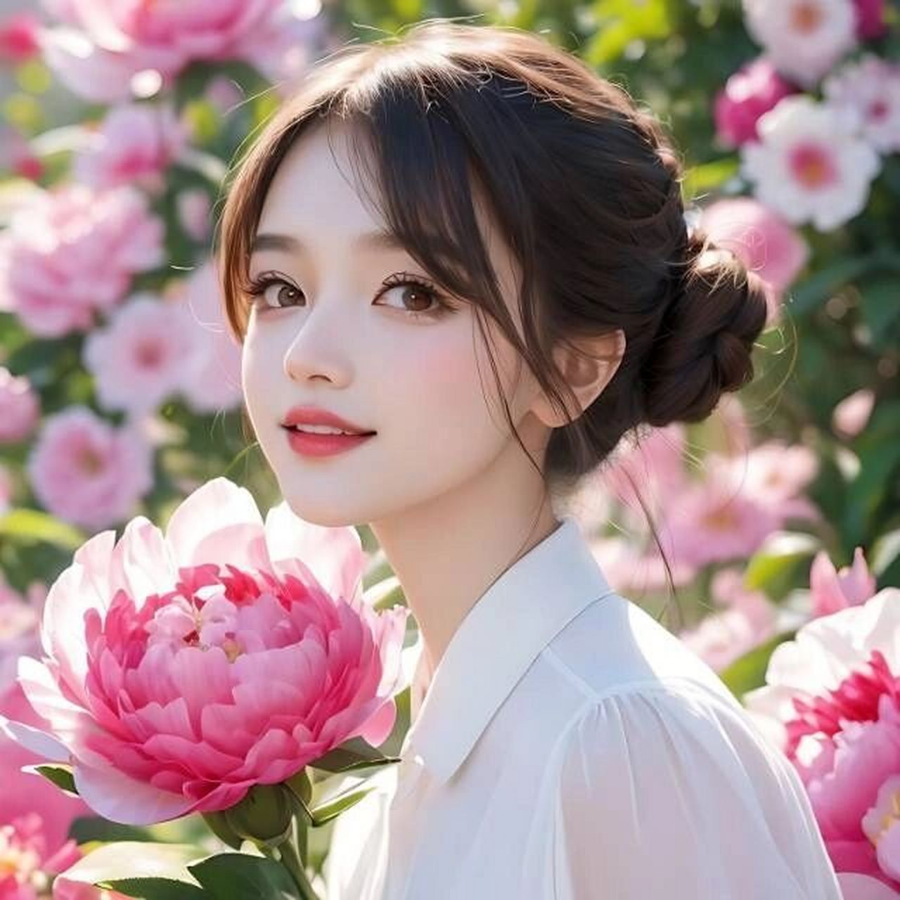 女生微信头像卡通可爱头像手绘头像 可爱女生夏季手绘头像,最近改风格