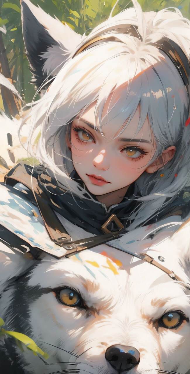 ai绘画日记—狼女92 狼族女孩