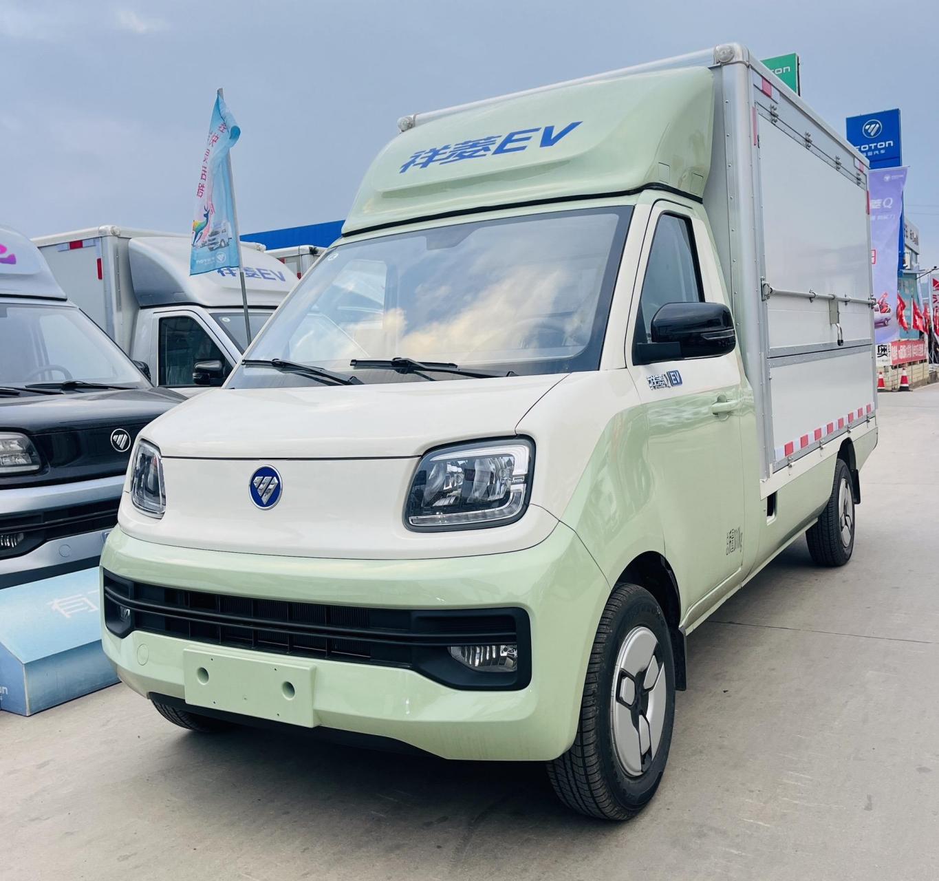 福田祥菱原厂飞翼纯电3米1厢货.货箱长3米1,飞翼厢货,续航260,41.