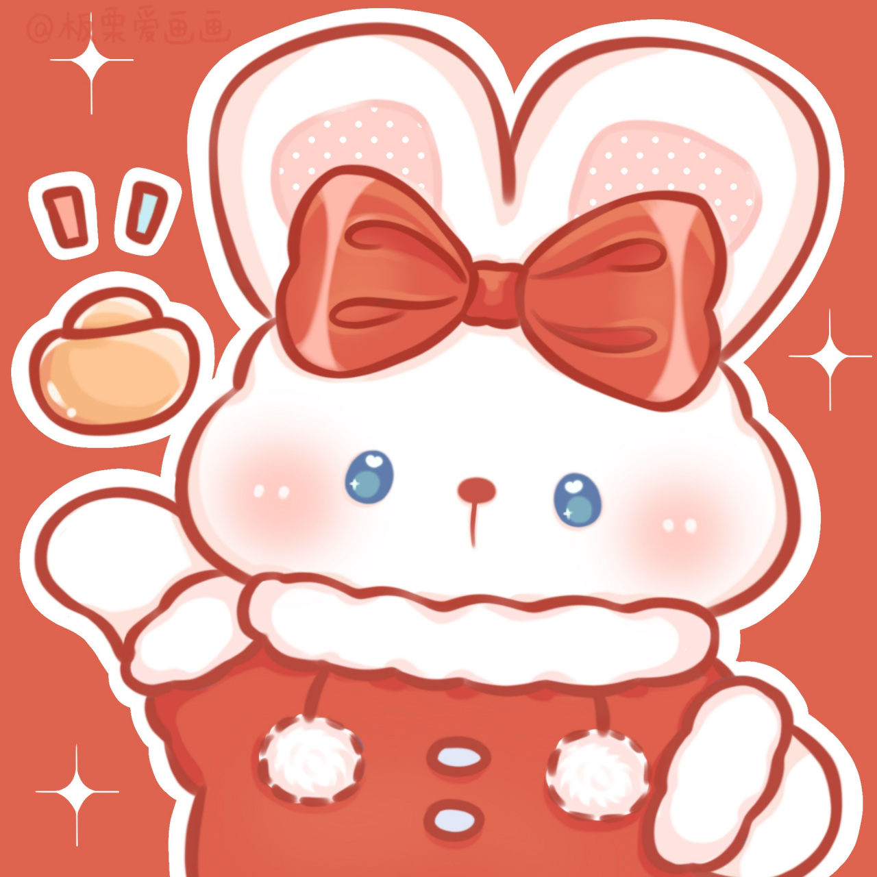 原创丨小兔叽新年头像 换上兔兔头像过大年啦