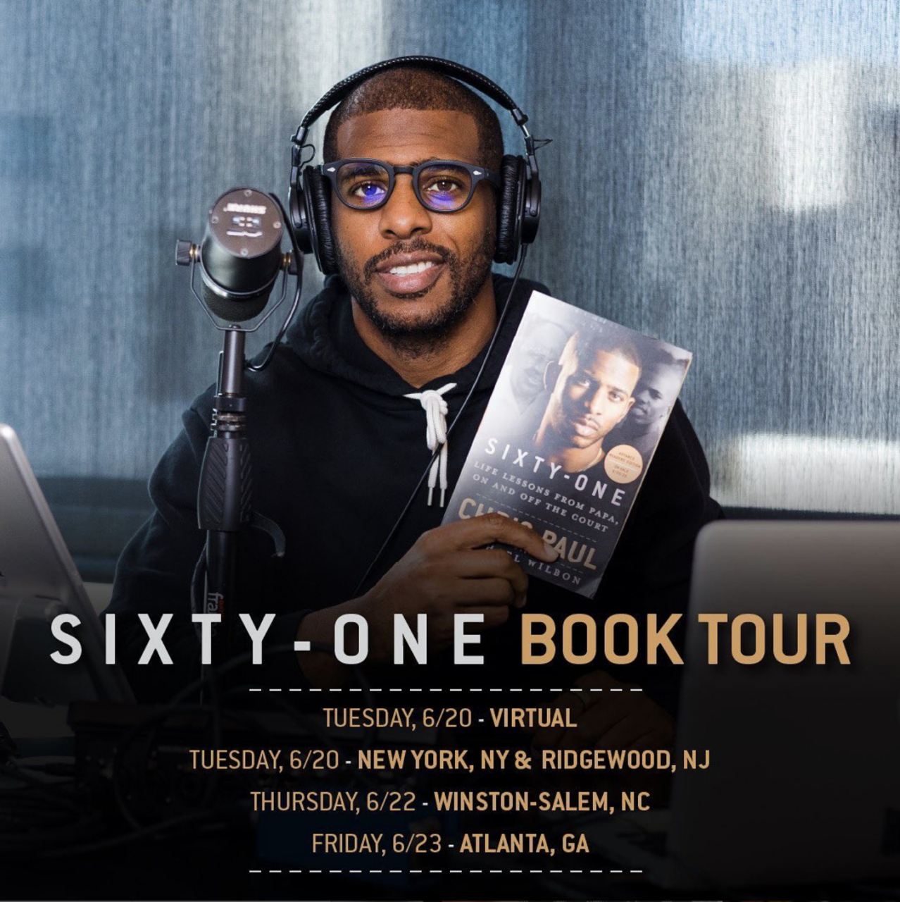 保罗chrispaul发布新书《sixty-one(61)》  书名61来源其祖父去世第二