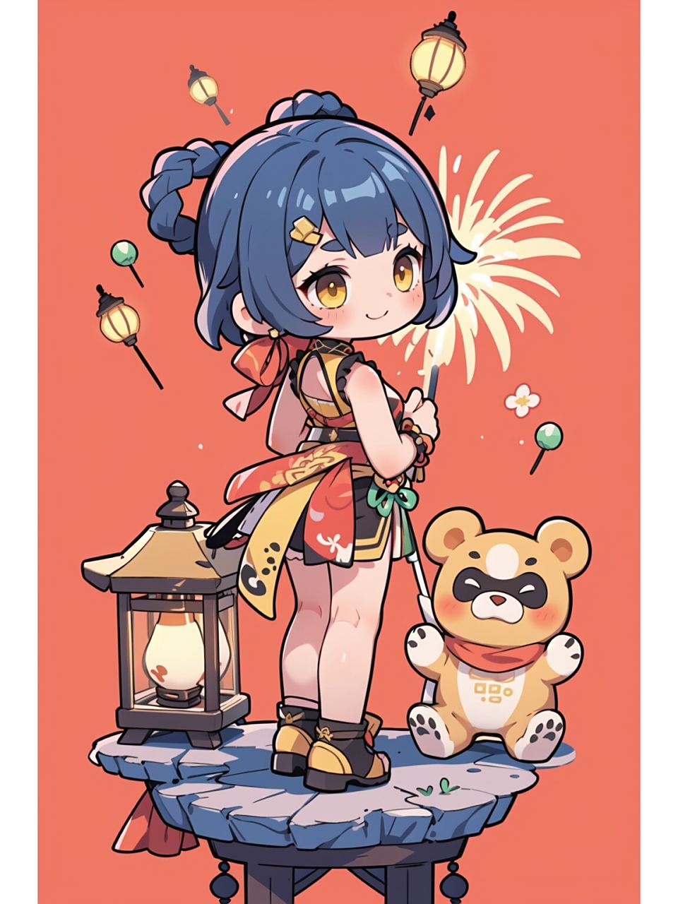 超可爱的原神q版人物-香菱