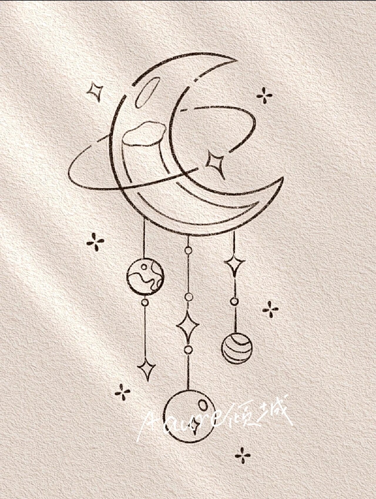 月亮简笔画来啦!