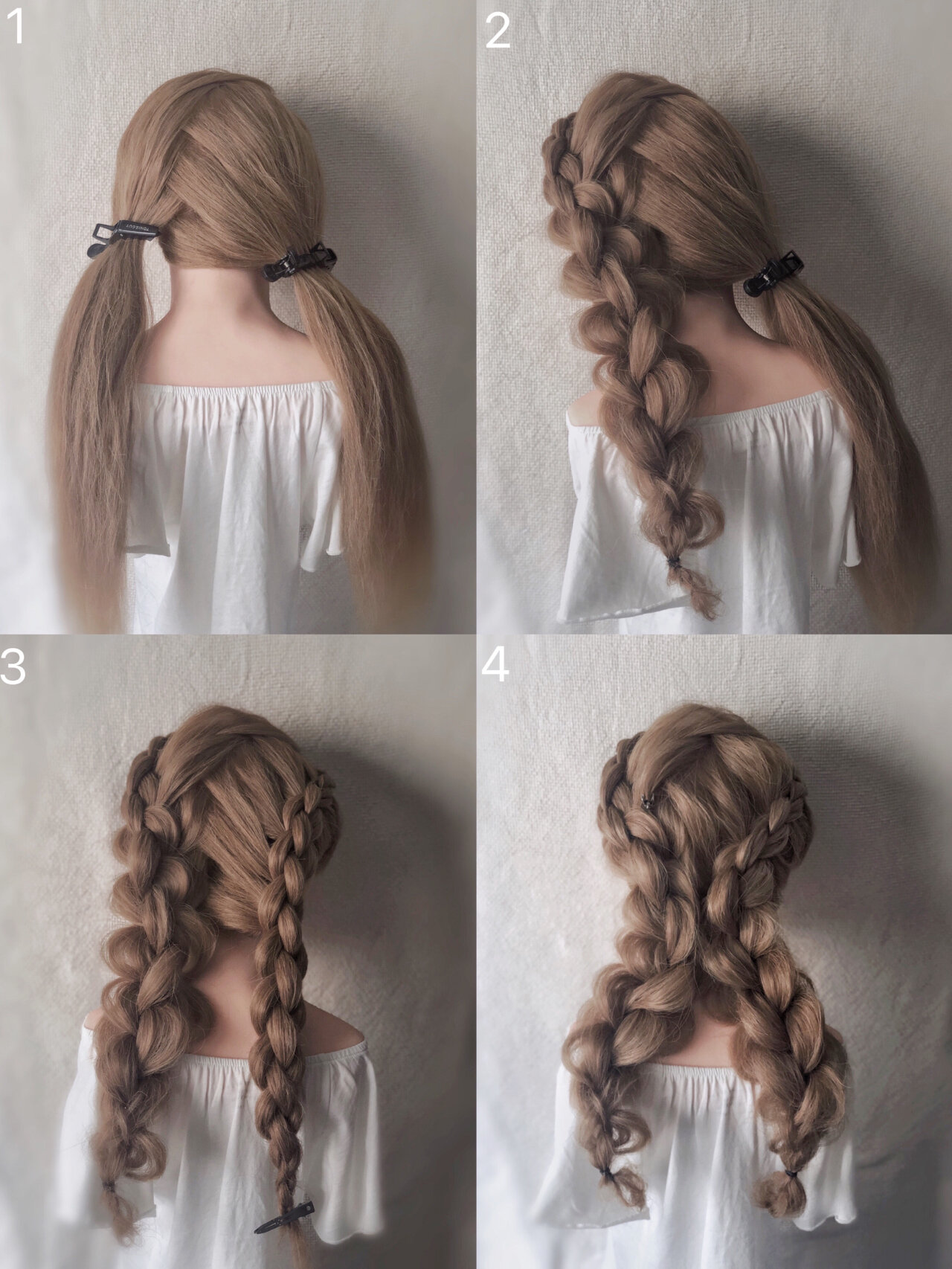 步骤笔记9|那些基本的法式轻复古编发751504.