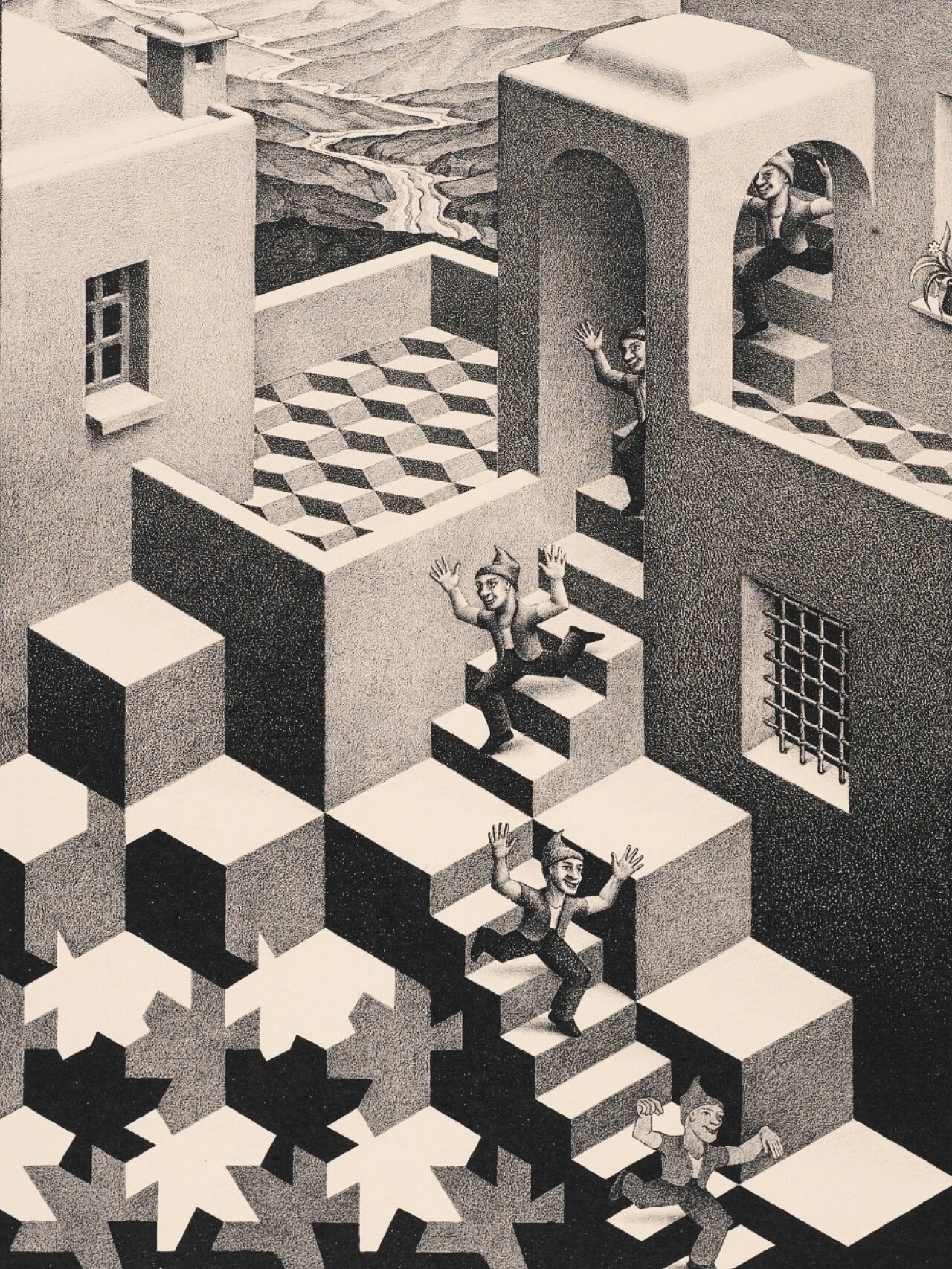 每天认识一位艺术家💛|埃舍尔 escher 💛 让不可能成为可能,是埃