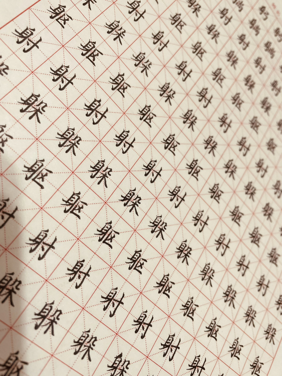 练字-31566215666156697身字旁