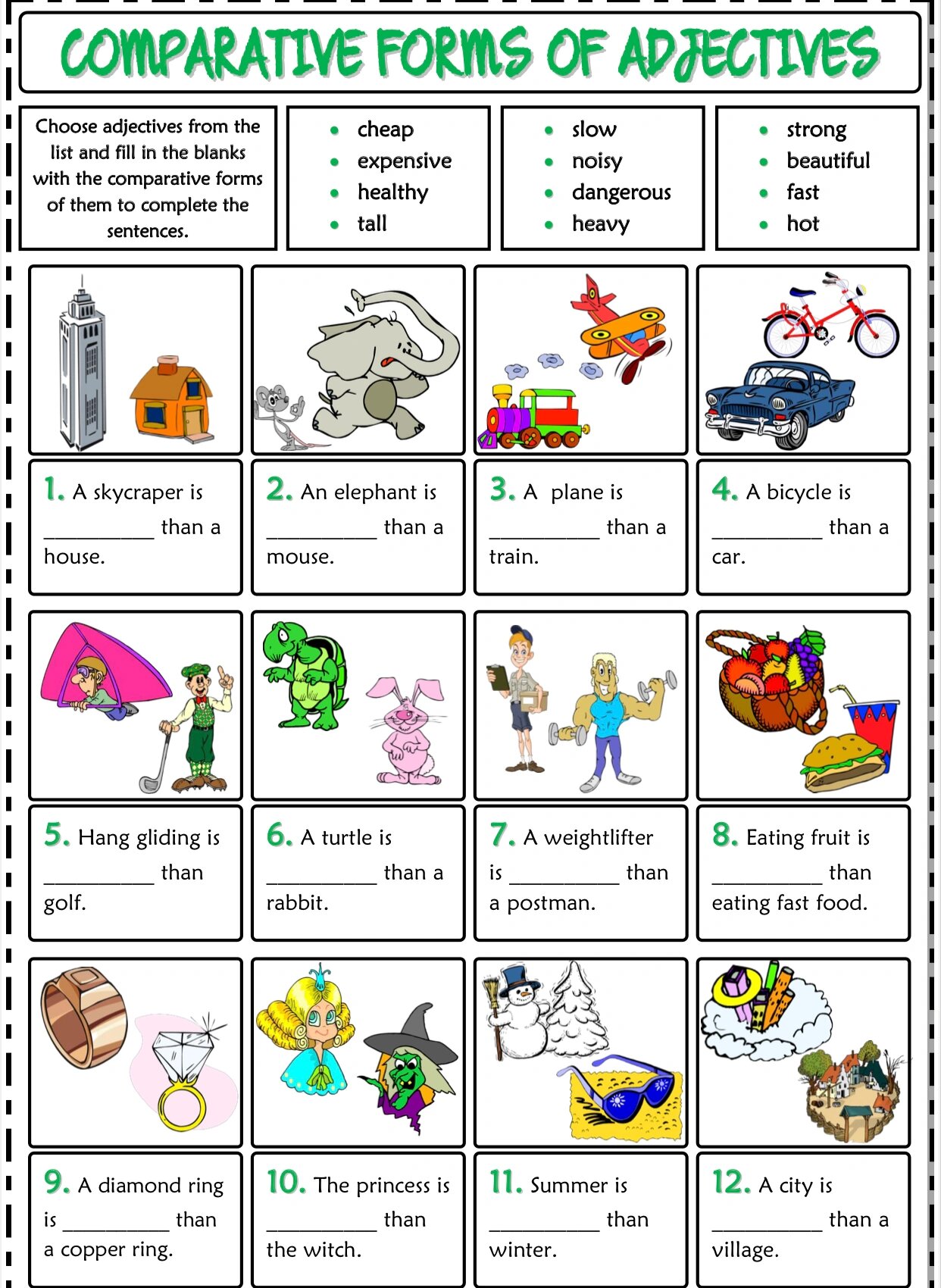 小学语法知识点必掌握—比较级