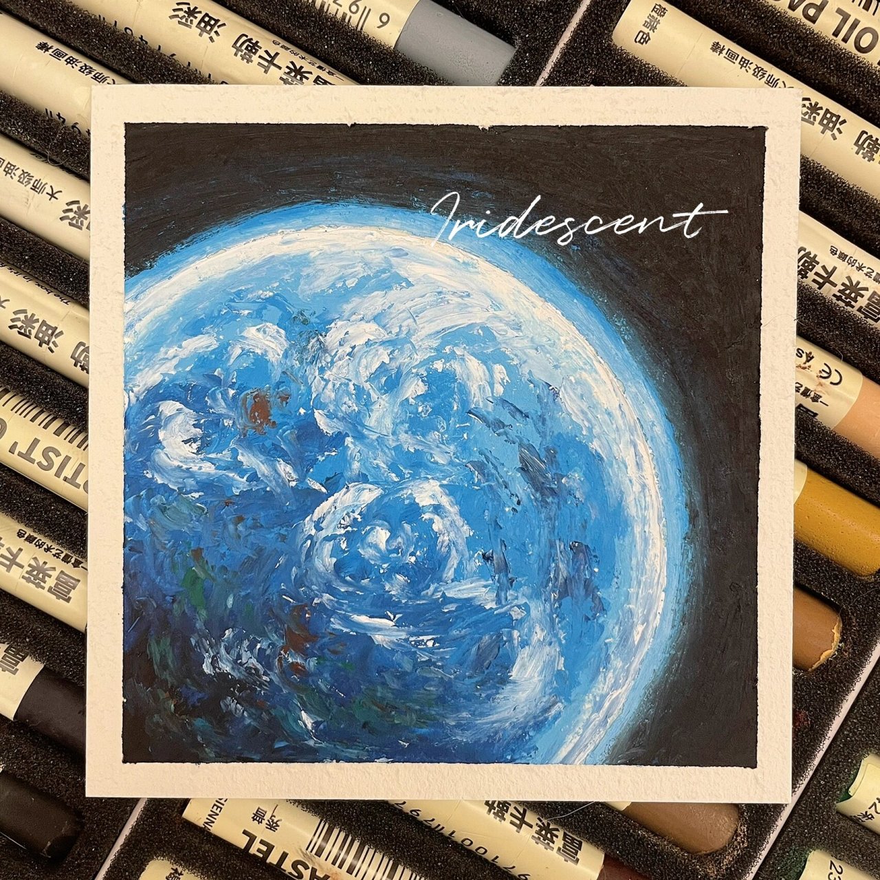 油画棒|地球91(附步骤色号) 油画棒 	 临摹参考