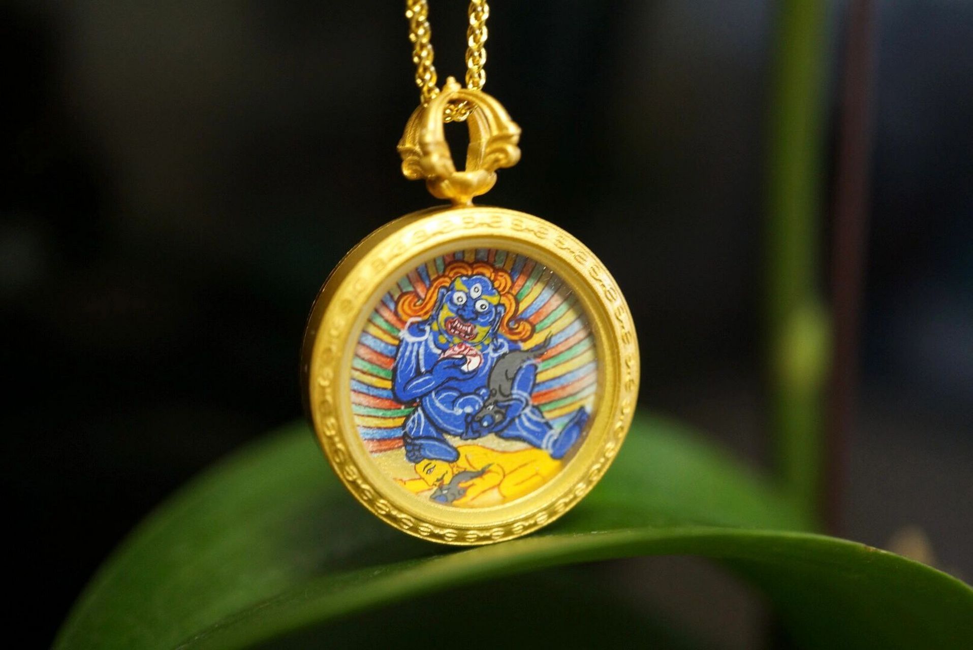 暴力招财的黑财神唐卡据说效果显现最快 2.