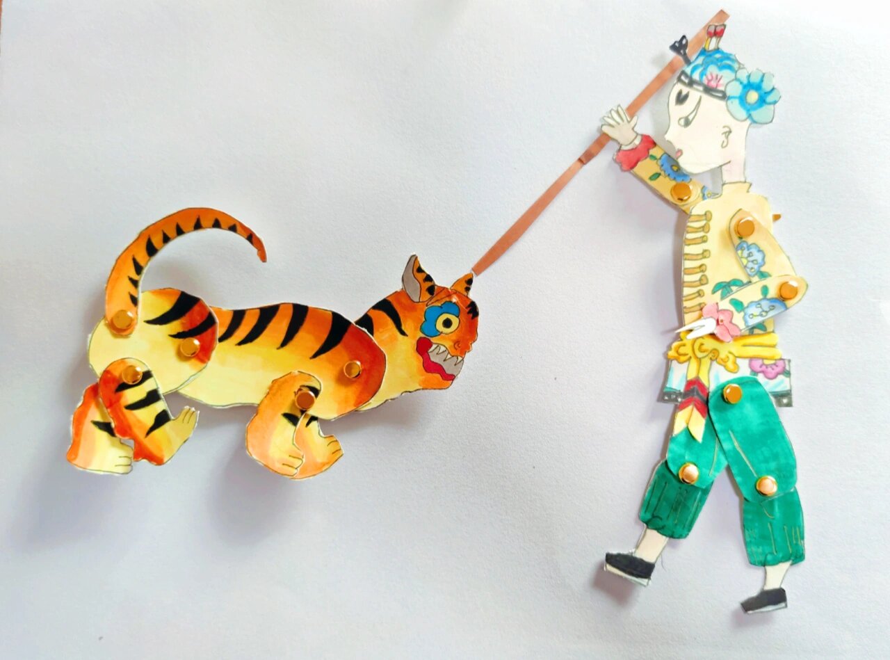 皮影戏 武松打虎